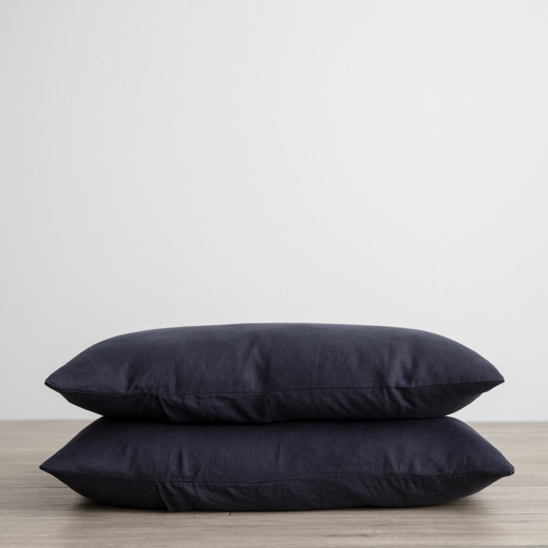 Navy pillowcases from Monsoon Living Newcastle