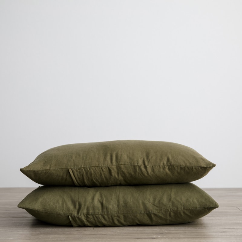 Olive pillowcase set from Monsoon Living Newcastle